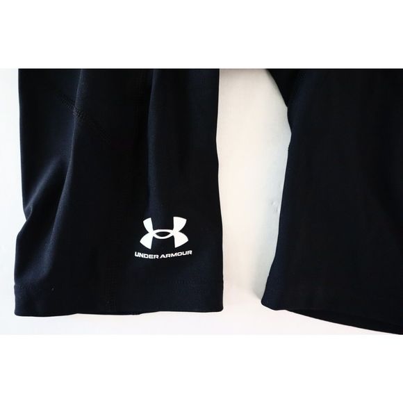 Under Armour 1361602 001 Mens Sz S Black HeatGear Armour Long Compression Shorts - Picture 4 of 5